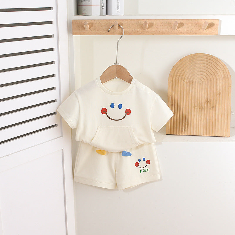 For Babies Summer Unisex Super Cute Thin Children's Suit
