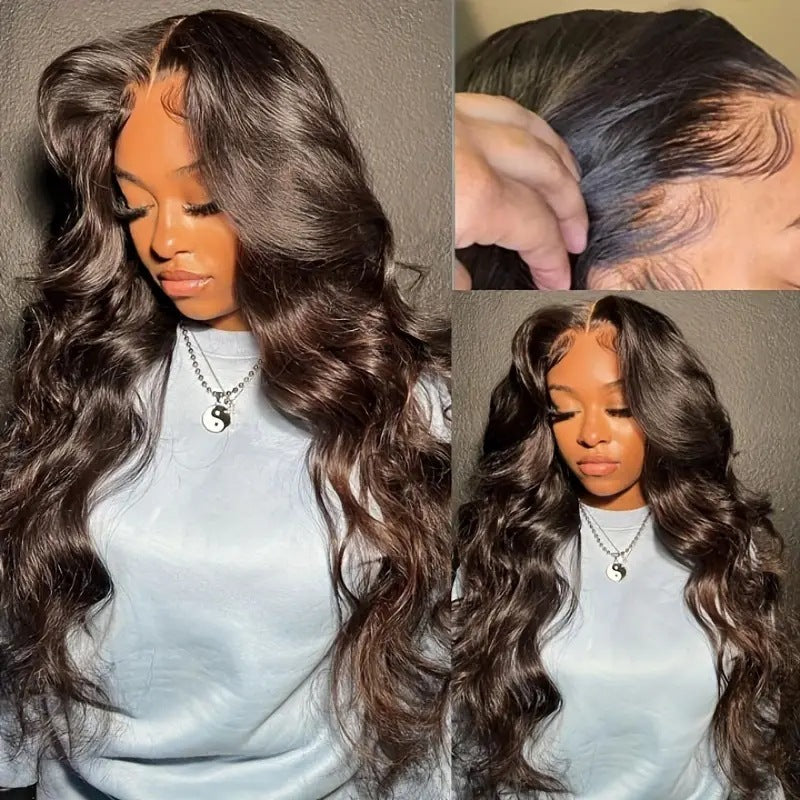 Fashion Front Lace Head Cover African Big Wave Wig Long Curls