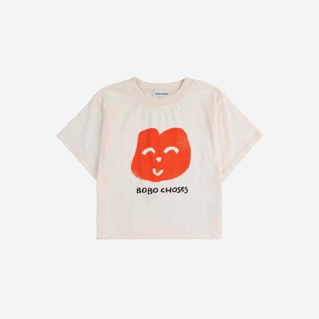 Children's Clothing Cotton Printing Fashion Short Sleeve Children's T-shirt