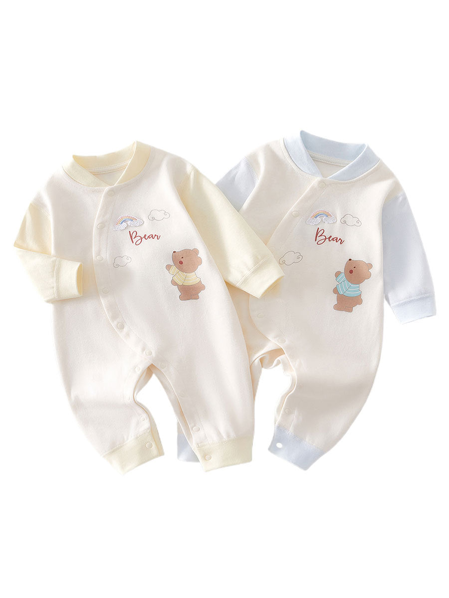Pure Cotton Jumpsuit Born Rompers Boneless Underwear Pajamas Jumpsuit, Climbing Suit