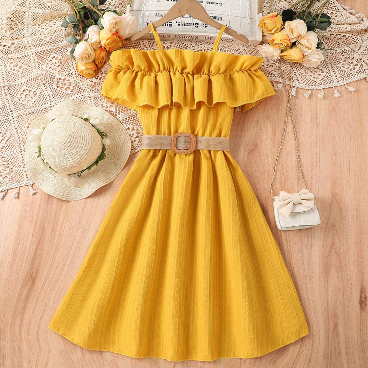 Women's & Children's Skirts Summer Suspender Skirt Western Style Children's Dress