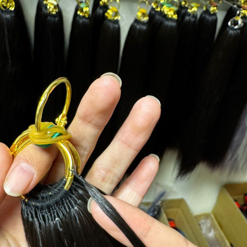 Nan Yunnan No Folding Head Feather Extension Can Be Bleached Wig