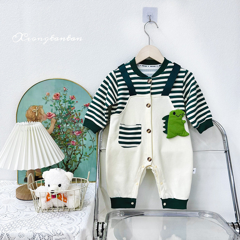 Romper One-piece Autumn Clothes Hundred Days Super Cute Western Jumpsuit, Climbing Suit