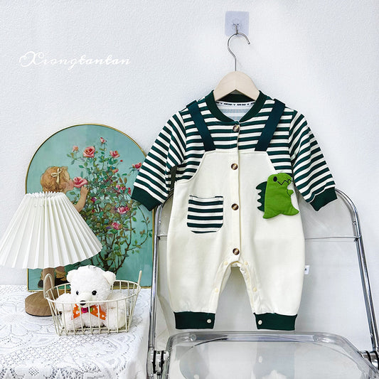 Romper One-piece Autumn Clothes Hundred Days Super Cute Western Jumpsuit, Climbing Suit