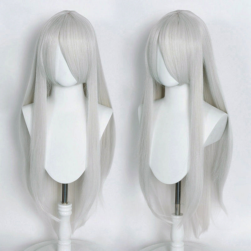 Universal Straight Hair Long Bangs Colorful Cos Wig