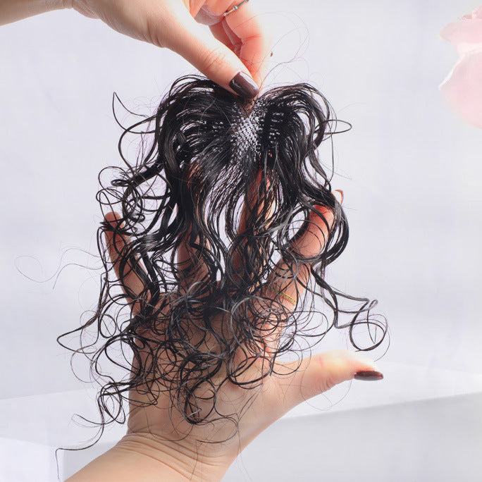 Top Hair Increase Volume Real Light Fetal Bangs Wig