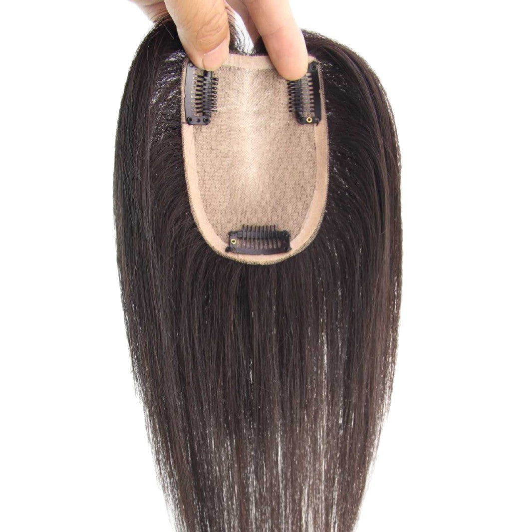Women's Delivery Set Real Human Hair Lightweight Breathable Invisible Natural Simulation Men's Wig