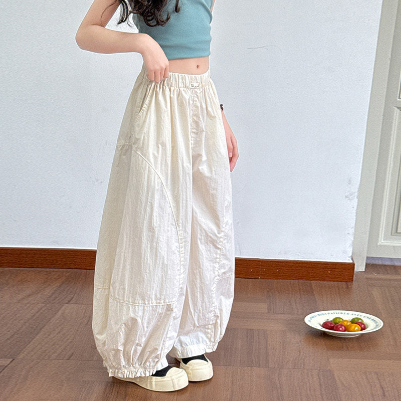 Children's Older Thin Bloomers Harem Junior High School Ice Silk Anti Children's Pants