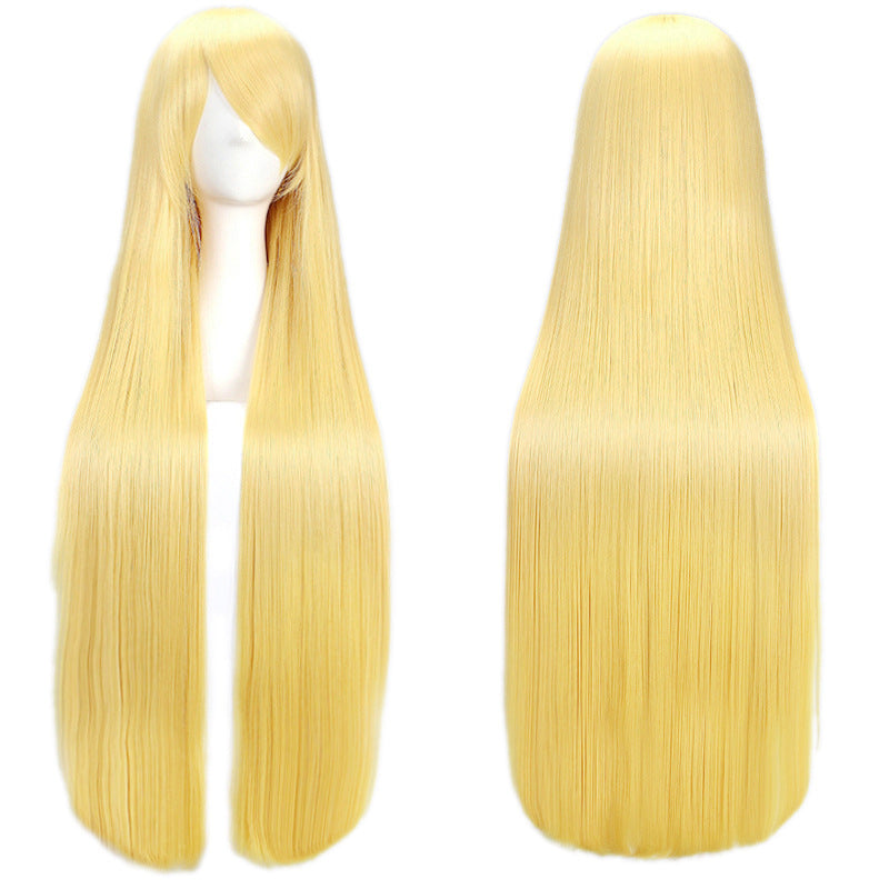 Classic Universal Color Hair Anime Fiber Long Straight Wig