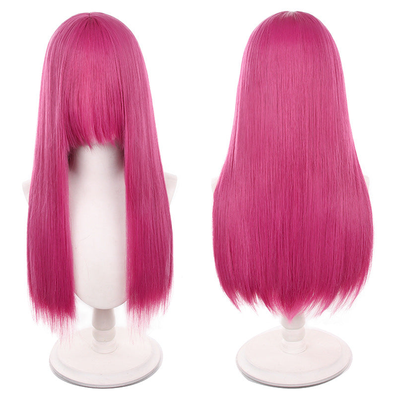 Universal Long Straight Weight Shape Head Cos Wig
