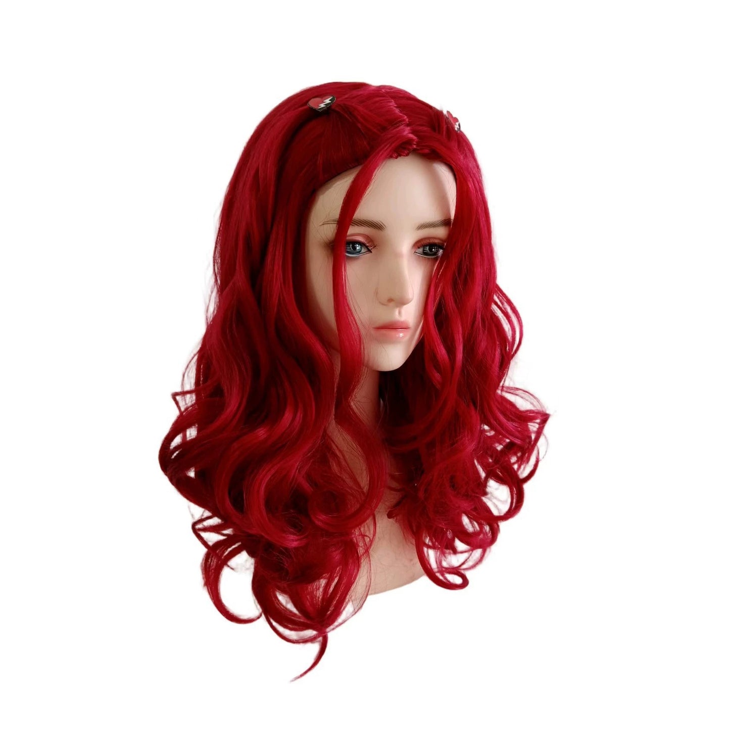 Red Star Successor Female Long Curly Cos Wig