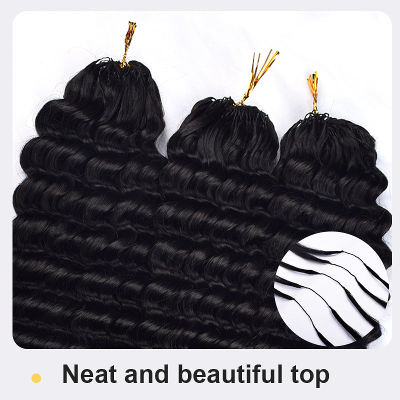 Attractive Classic Crochet Human Vietnam Full Real Hair Wig