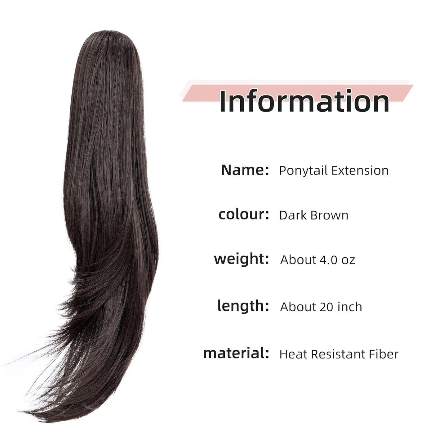 Jaws Clamp High Braid Grip Female Curly Wig Ponytail