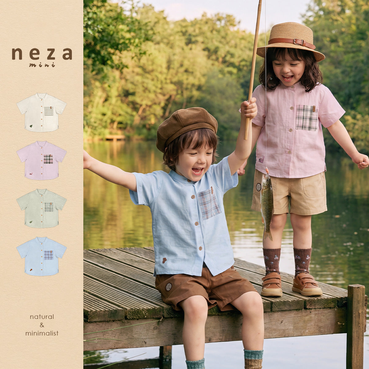 Children's Diary Short Sleeve Shirt Summer Round Neck Boys Children's T-shirt