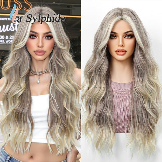 Female Bangs Roll Fiber Chemical Mechanism Wig Long Curls
