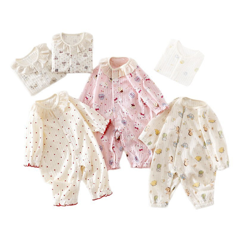 Women's & Men's Clothing Pure Cotton Yarn Born Rompers Romper Cute Jumpsuits Jumpsuit, Climbing Suit
