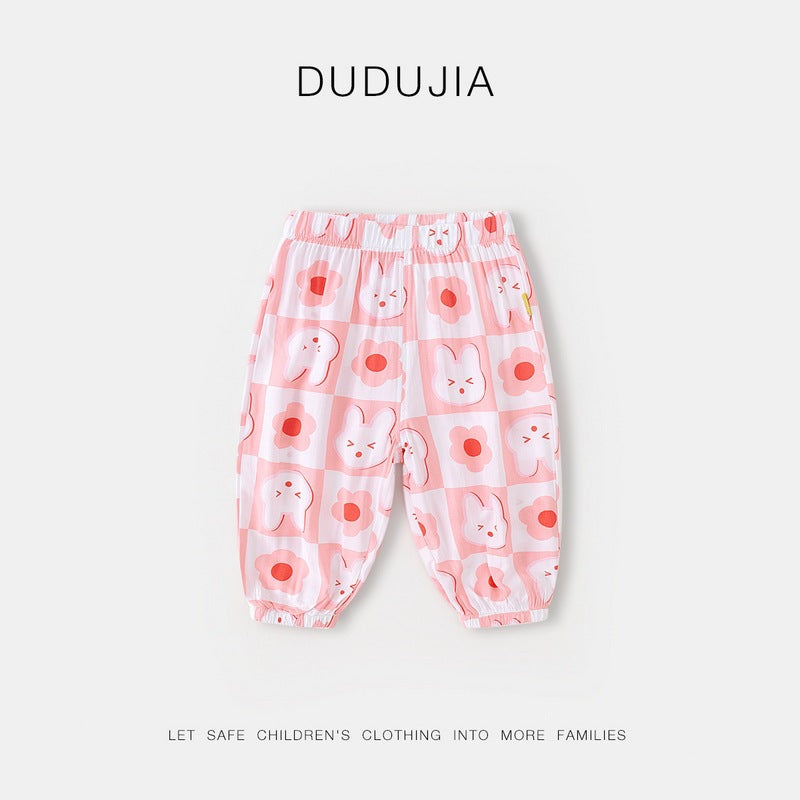 Women's & Children's Collection Physical Anti Mosquito Summer Thin Children's Pants