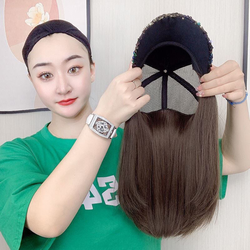 Women's Hair Sun Sports Style Protection Sequined Other Wig