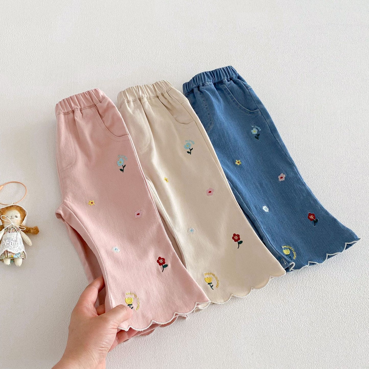 Children's Bell-bottom Spring Western Style Casual Fashion Children's Pants