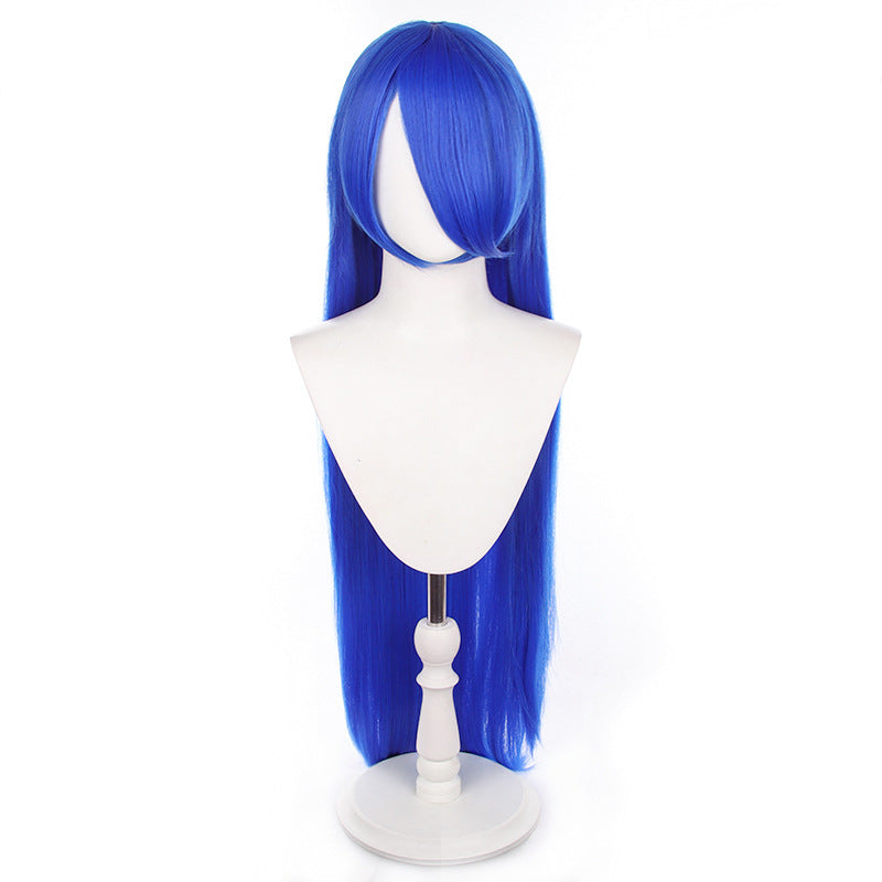 Universal Anime Long Straight Hair Mao Style Fiber Cos Wig
