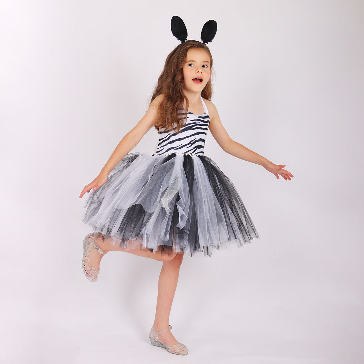 Forest Tiger Elk Leopard Cow Performance Costumes Animal Party Children's Dress