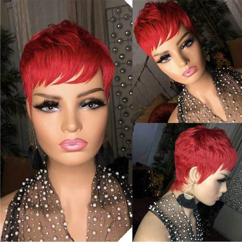 Creative Trendy Women's Fashion Synthetic Wigs Wig Short Straight Hair