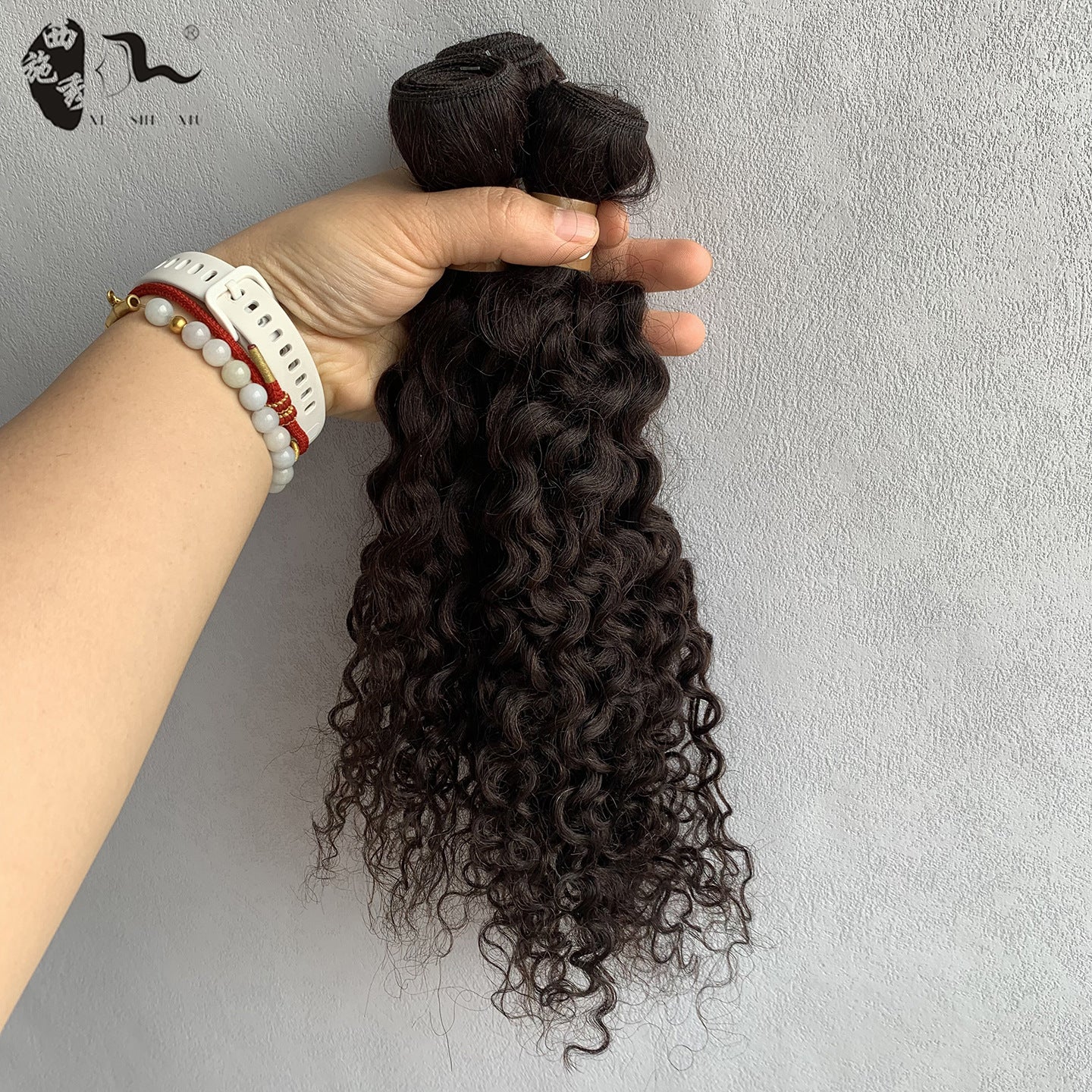 Africa Mixed Hair Small Roll Weaving Wig