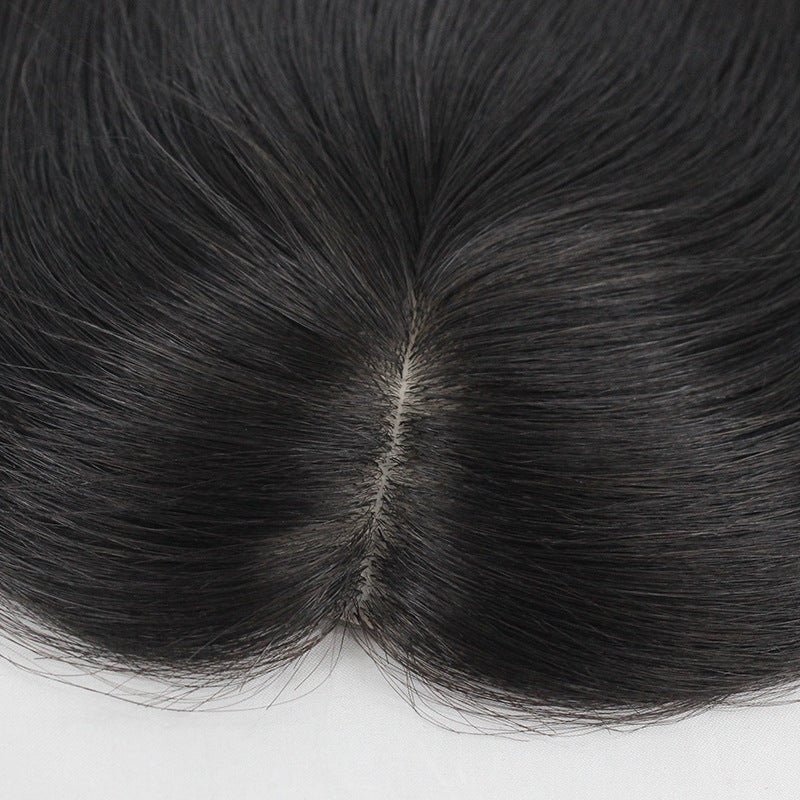 Delivery Needle Set Female Head Top Cover White Hair Real Wig