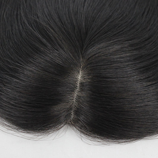 Delivery Needle Set Female Head Top Cover White Hair Real Wig