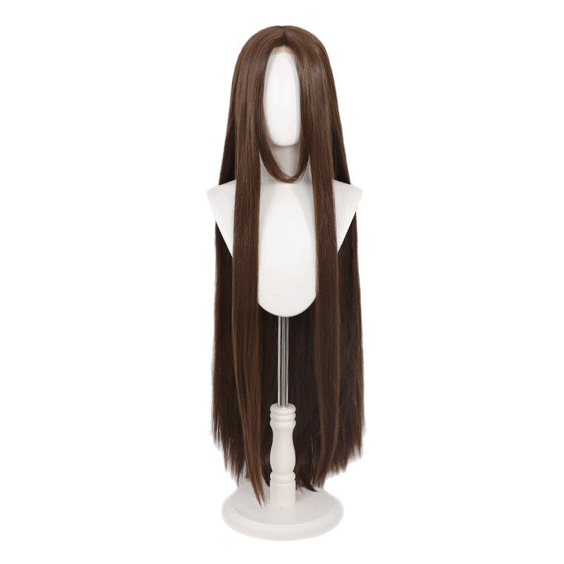 Universal Hand Crocheting Forehead Lace Mid-length Cos Wig