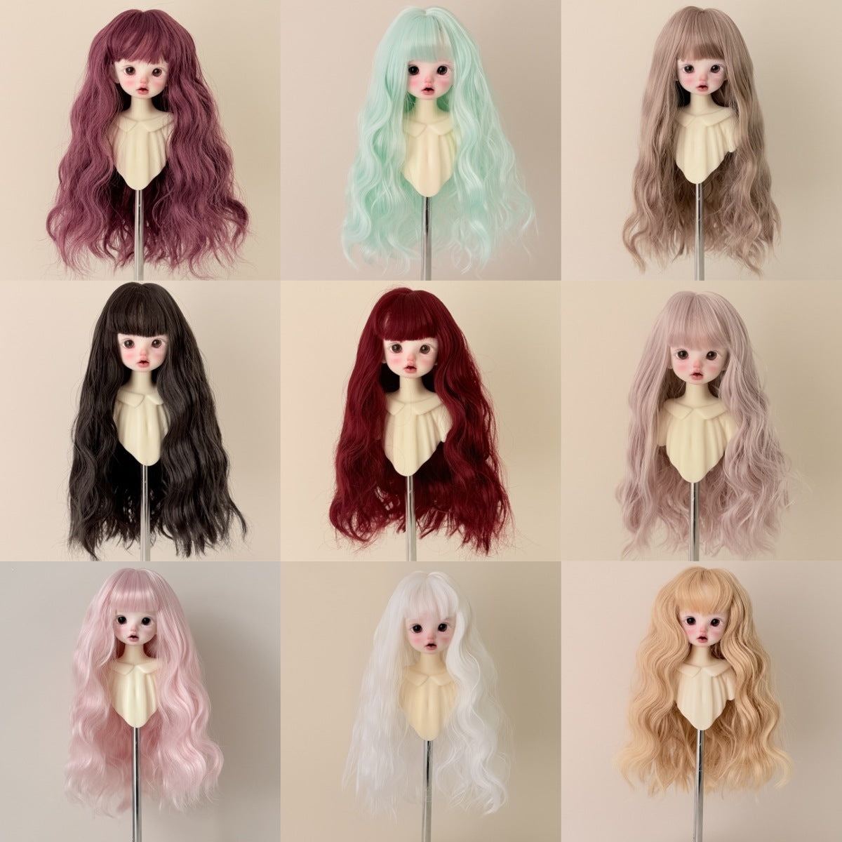 Bangs Hair Embryo Can Be Changed Hand Soft Silk Small Cos Wig