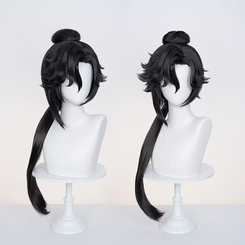 King Glory Sun Quan Simulation Human Scalp Top Cos Wig