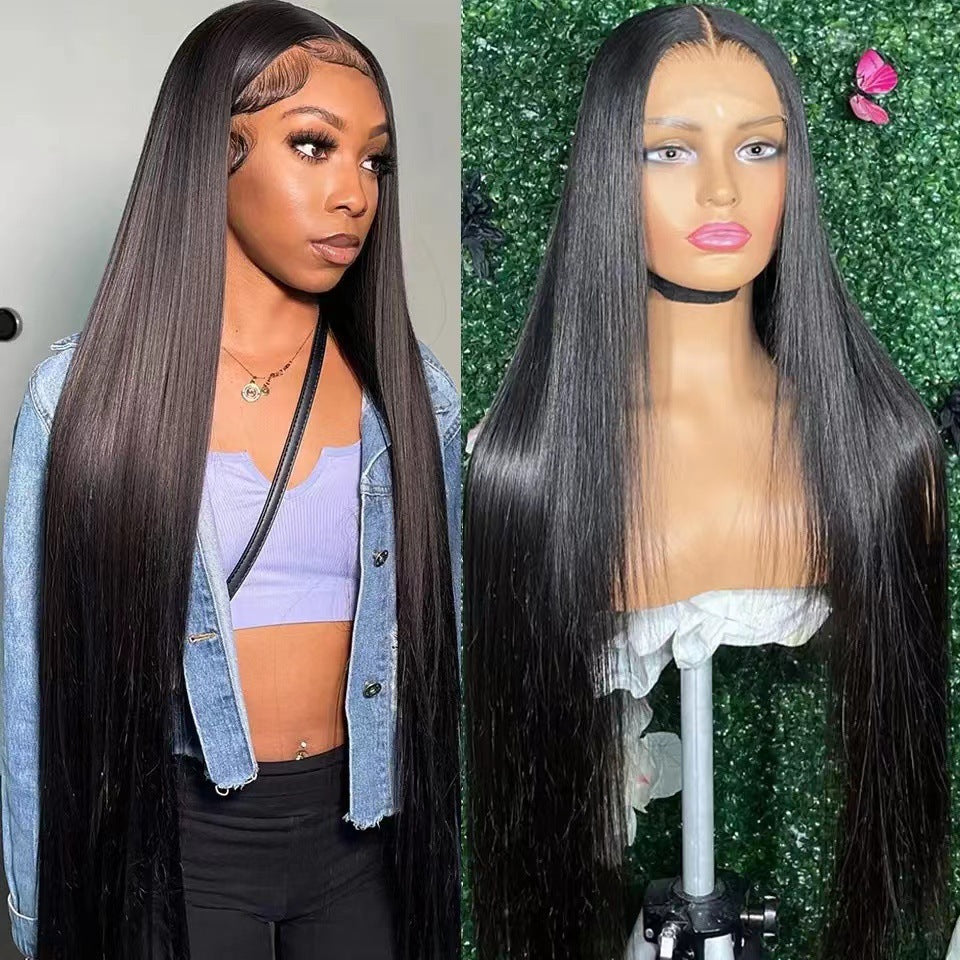 Fashion Popular Durable Trendy Front Lace Long Straight Wig