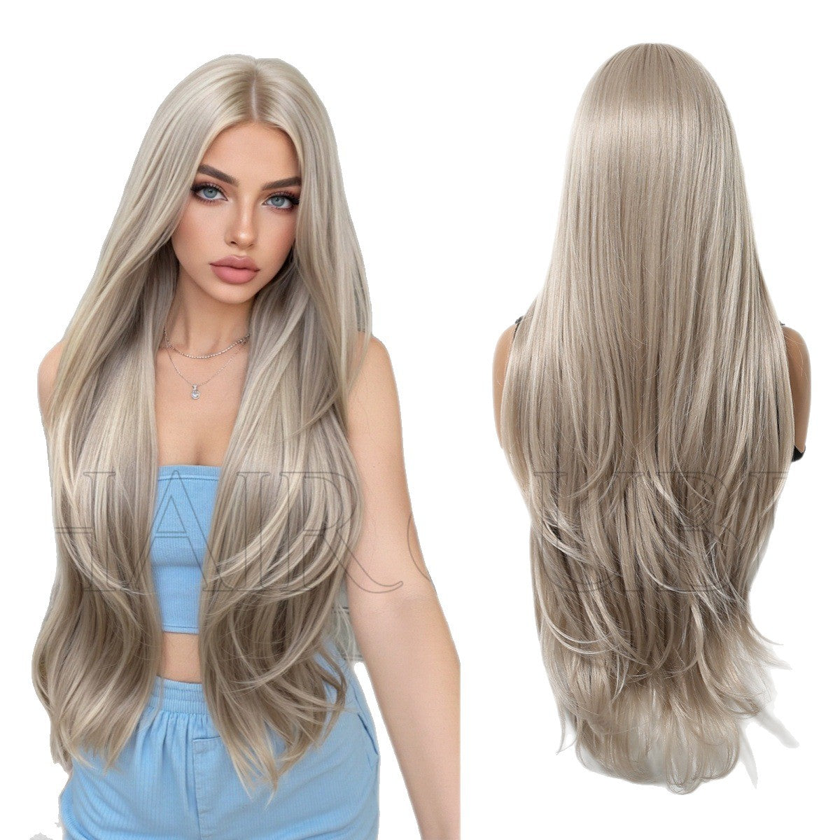 Women's Curly Headgear Party Music Festival Temperament Wig Long Curls