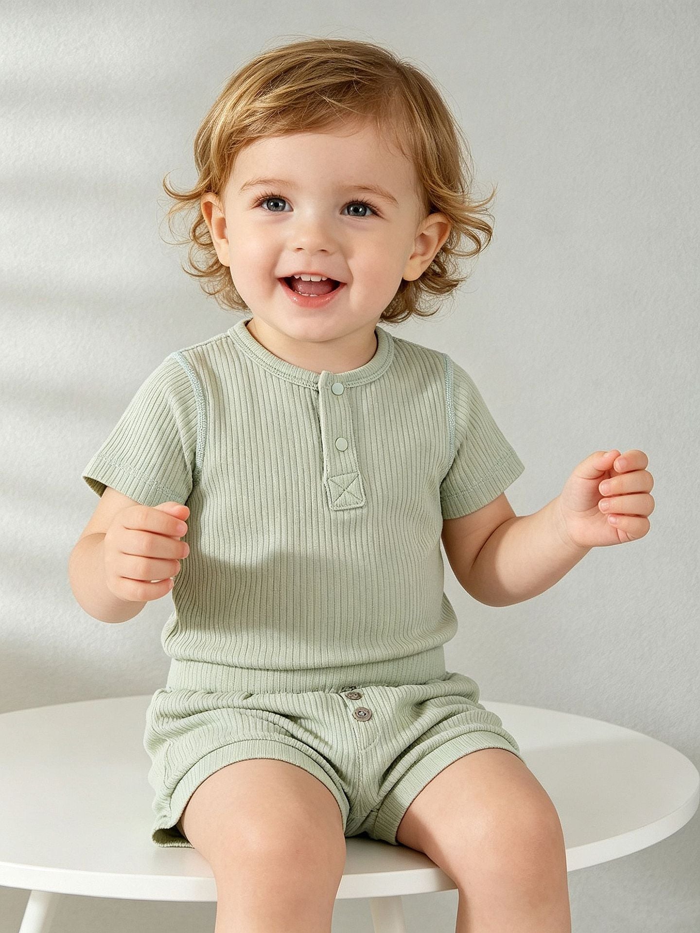 Sleeve T-shirt Shorts Sheath Pants Two-piece Breathable Pajamas Children's Suit