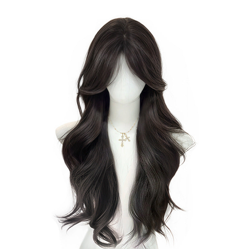 Medium Big Wave Natural Hairstyle Whole Long Straight Wig