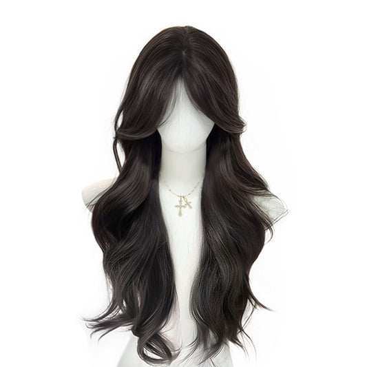 Medium Big Wave Natural Hairstyle Whole Long Straight Wig
