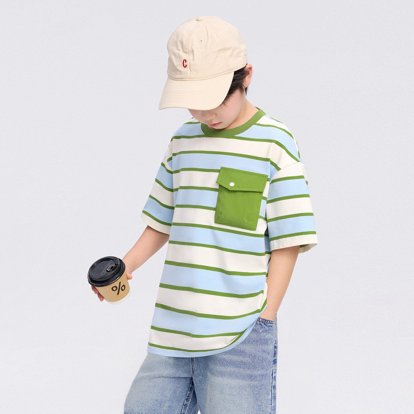 Children's Clothing Short Sleeve Cool Fruit Summer Boy Teen Class Children's T-shirt