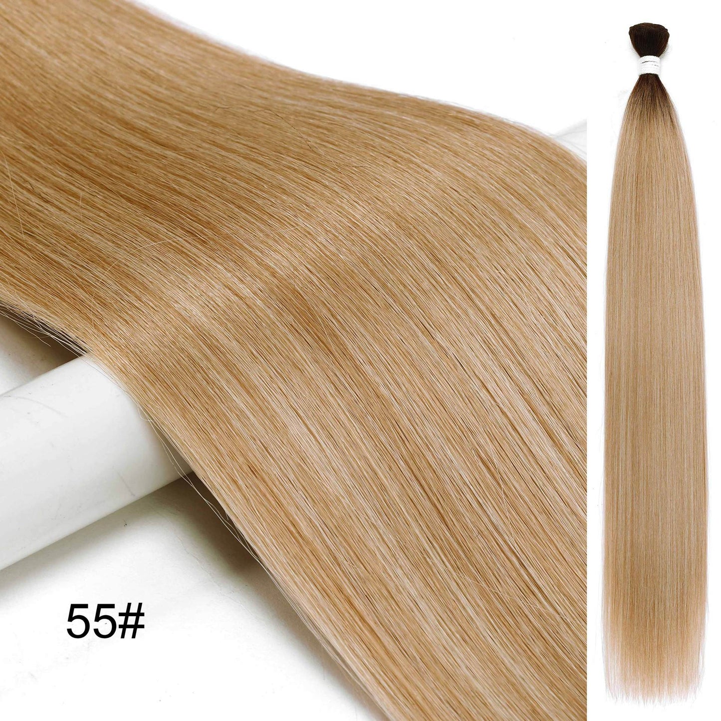 Fiber Extension Hair Weft Africa Band Long Straight Wig