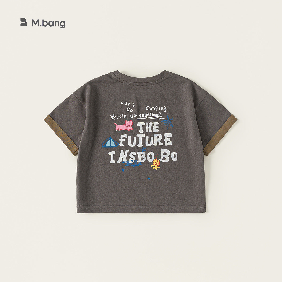 Children's Clothing Thin Summer Letter Printed Short-sleeved Clothes Loose Cool Children's T-shirt