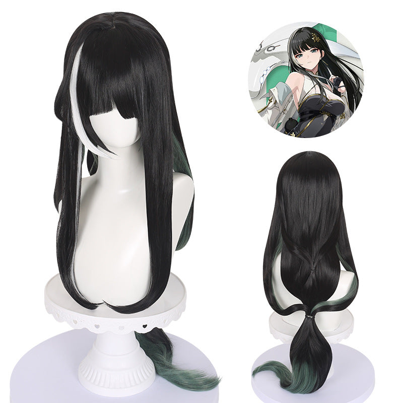 Resonance Silicone Simulation Scalp Top Mixed Color Imitation Cos Wig