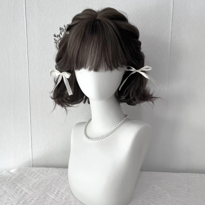 Women's Small Curls Artificial Fluffy Style Wig Short Curly Hair