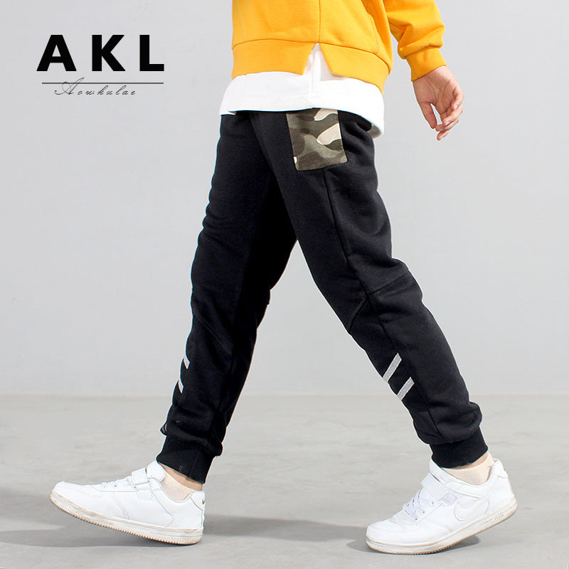 Children's Korean Trousers Camouflage Boy Casual Children's Pants