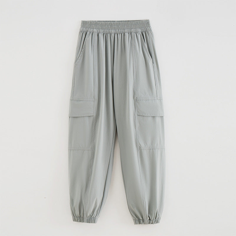 Children's Boy Summer Thin Mosquito Repelling Older Children's Pants