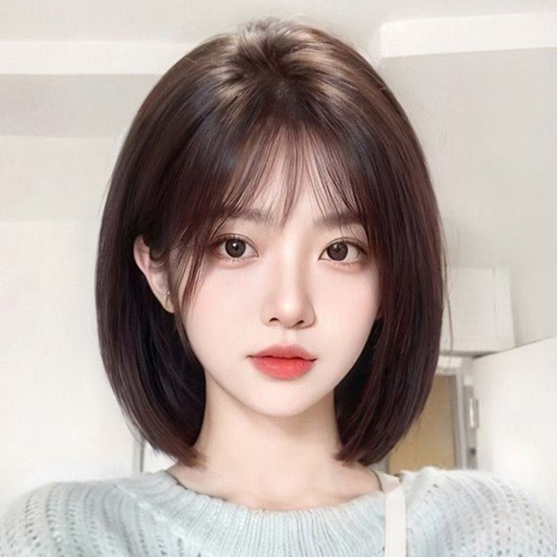Natural Fashion Artificial First Love Age Wig Short Straight Hair
