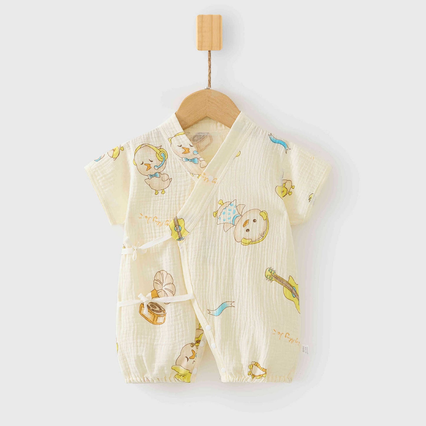 Born Clothes Short Sleeved Romper Summer Thin Jumpsuit, Climbing Suit