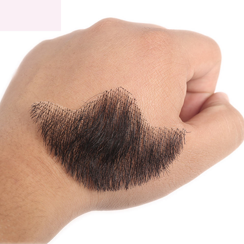 Film Television Hand-woven Beard Props Real Human Hair Men's Wig