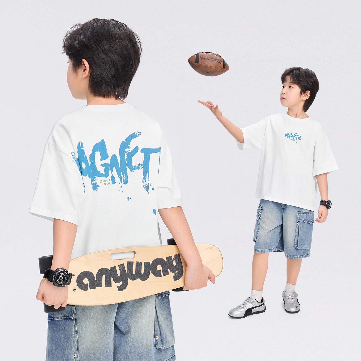 Children's Clothing Paper Quick Drying Clothes Short-sleeved Boy Teen Summer Top Children's T-shirt