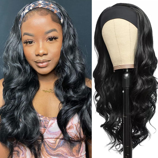 Silk Hair Band Fluffy Big Wave Curly Chemical Wig Long Curls