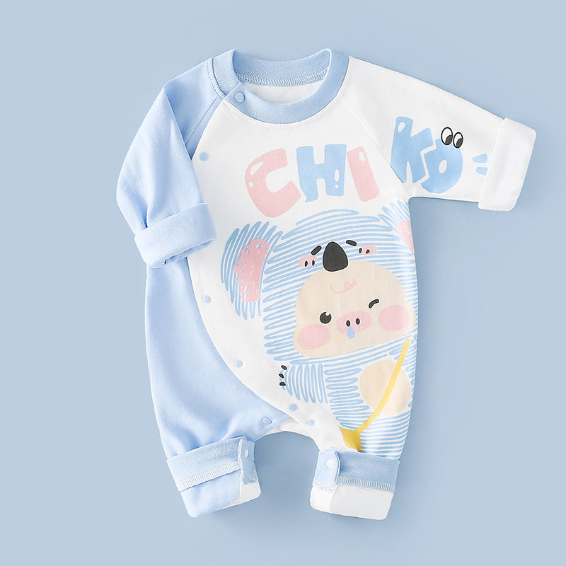 Cotton Born Clothes Boys Romper Outwear Jumpsuit, Climbing Suit